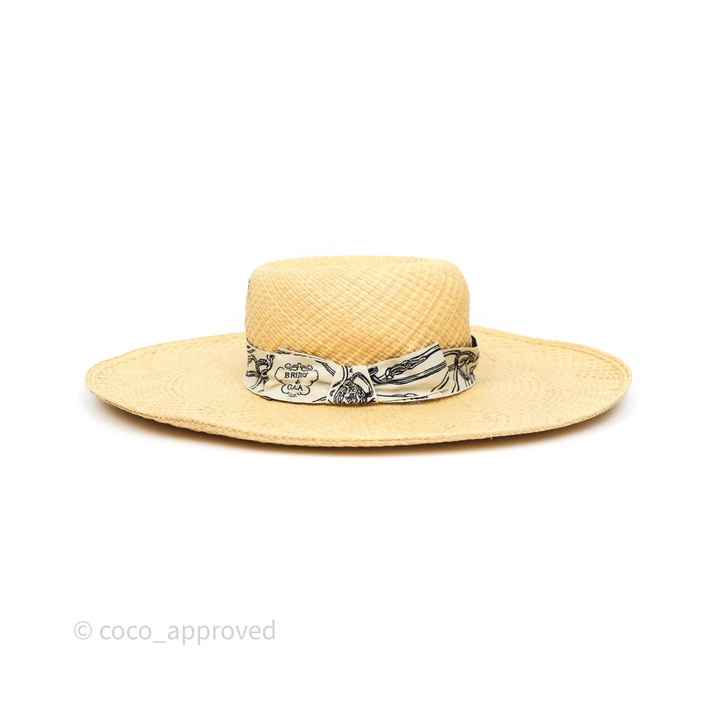 Hermès Carrousel Hat Naturel/ Ecru/ Noir