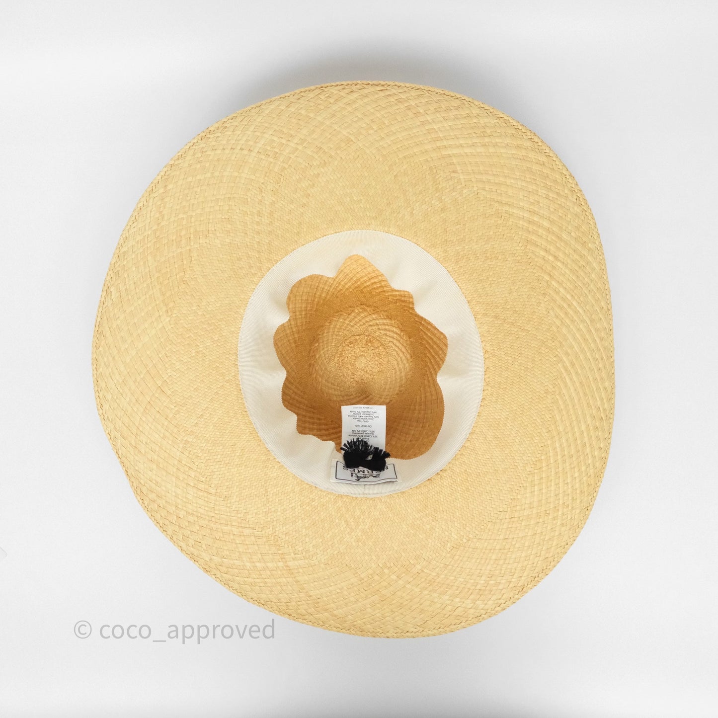 Hermès Carrousel Hat Naturel/ Ecru/ Noir