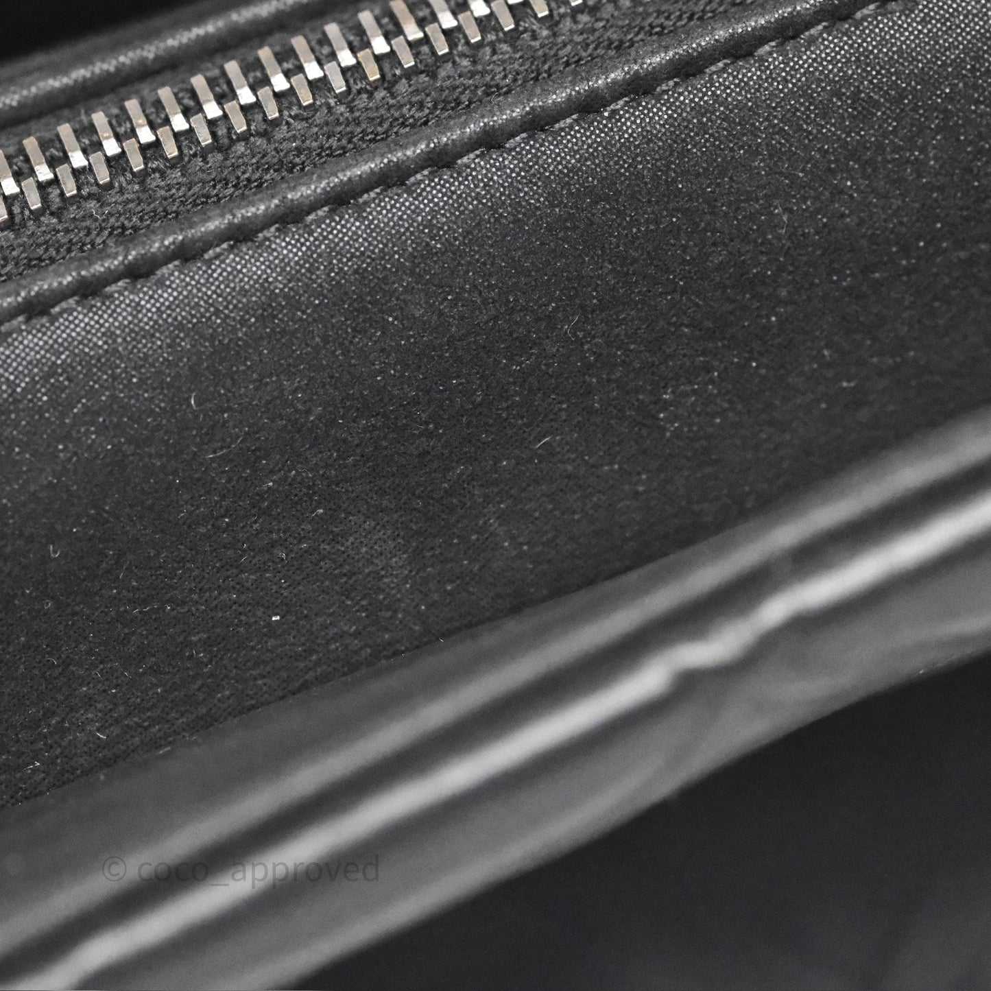 Chanel Small Chic Zip Shopping Tote Black Calfskin Ruthenium Hardware
