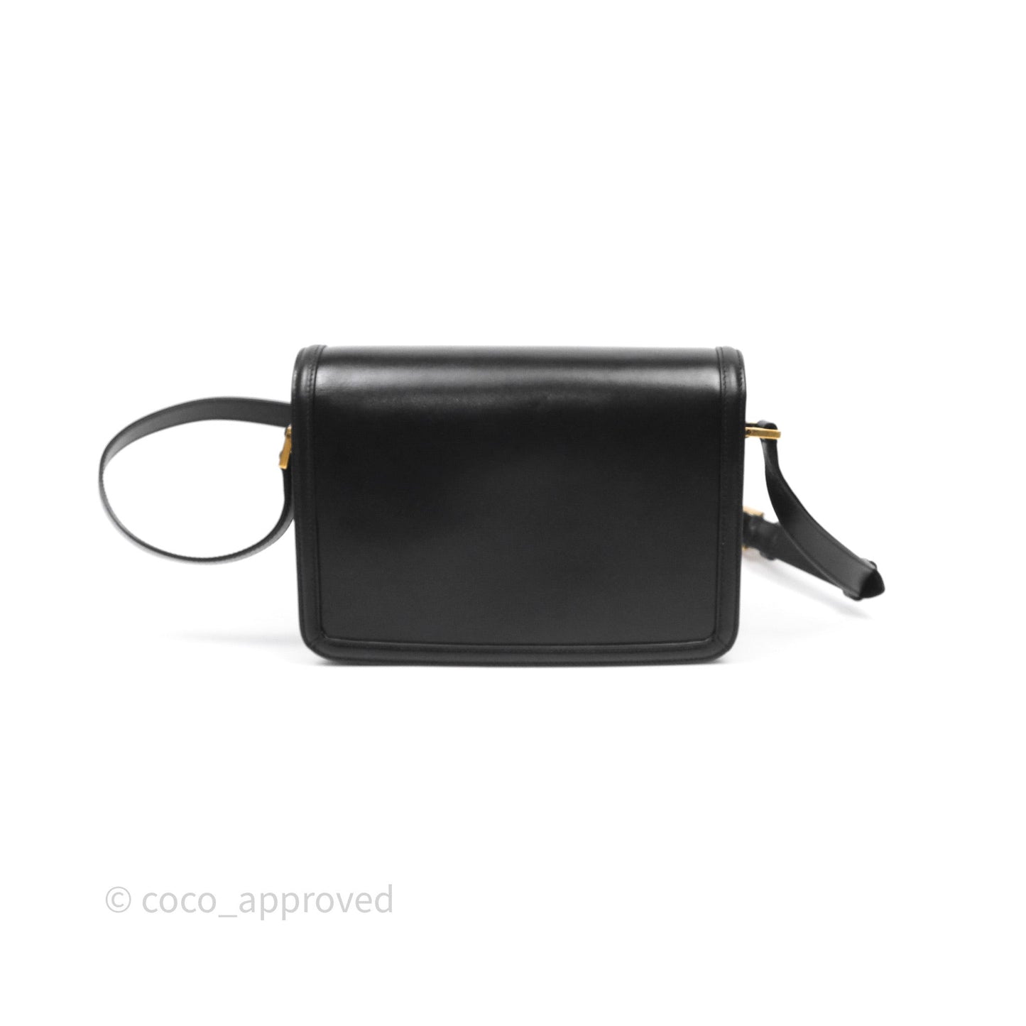 Saint Laurent Medium Black Solferino Bag Gold Hardware