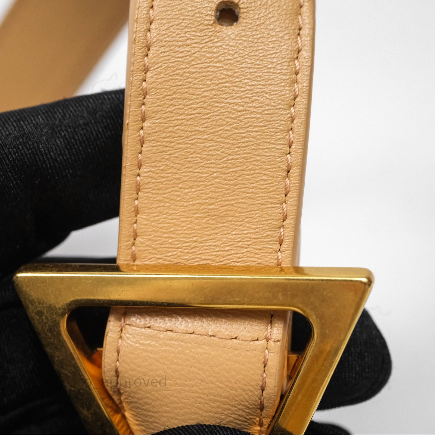 Bottega Veneta Padded Cassette Beige Lambskin