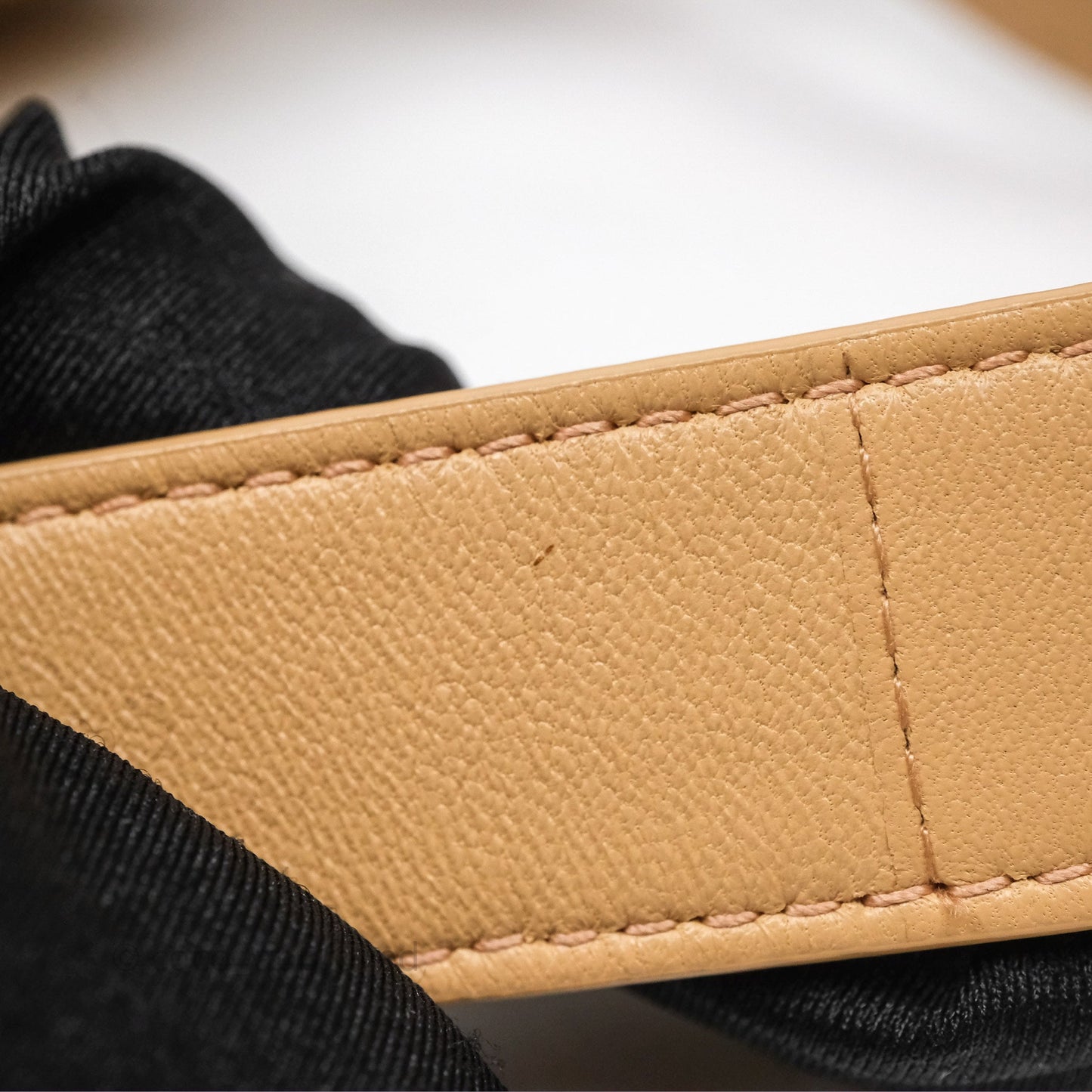 Bottega Veneta Padded Cassette Beige Lambskin