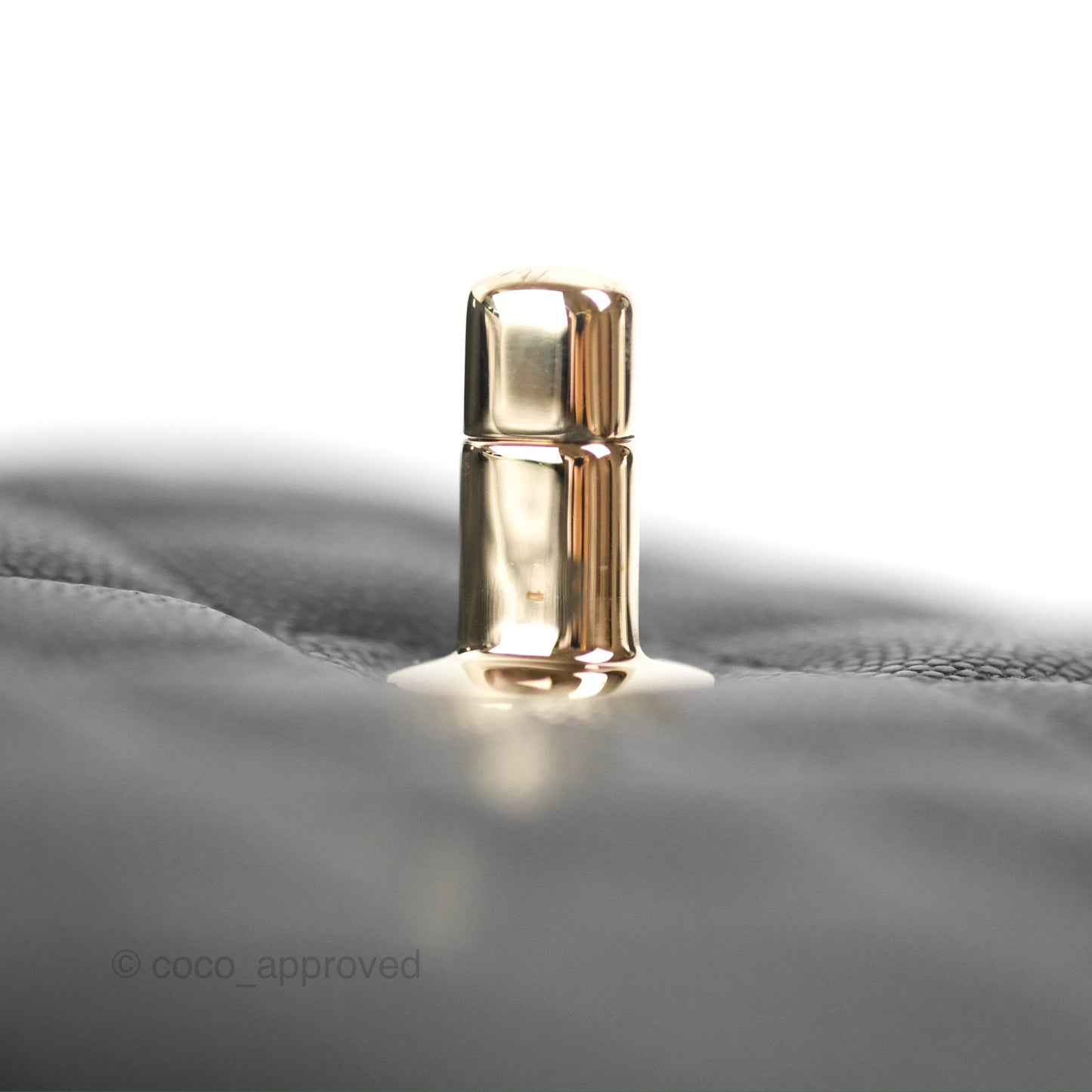 Chanel Small Coco Handle Black Caviar Gold Hardware
