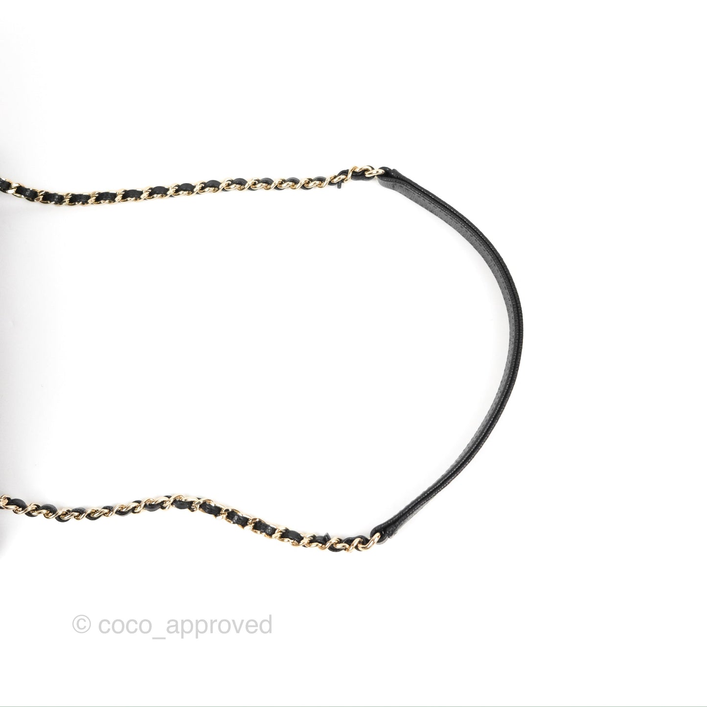Chanel Small Coco Handle Black Caviar Gold Hardware