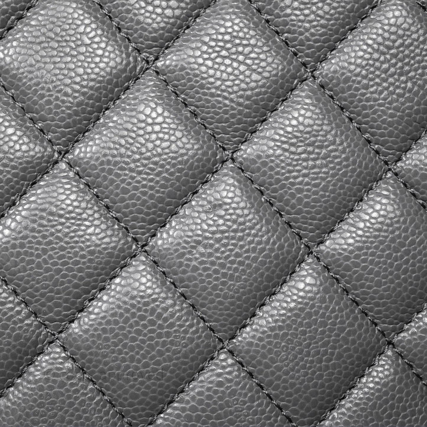 Chanel Duma Backpack Medium Grey Caviar Gold Hardware