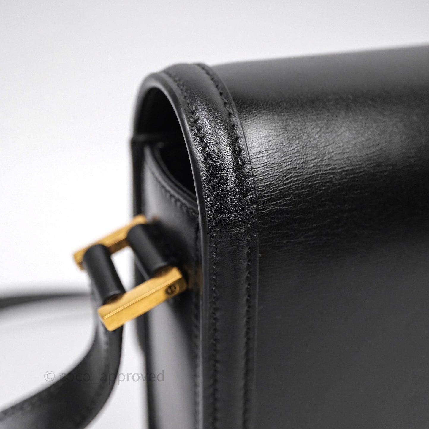 Saint Laurent Medium Black Solferino Bag Gold Hardware