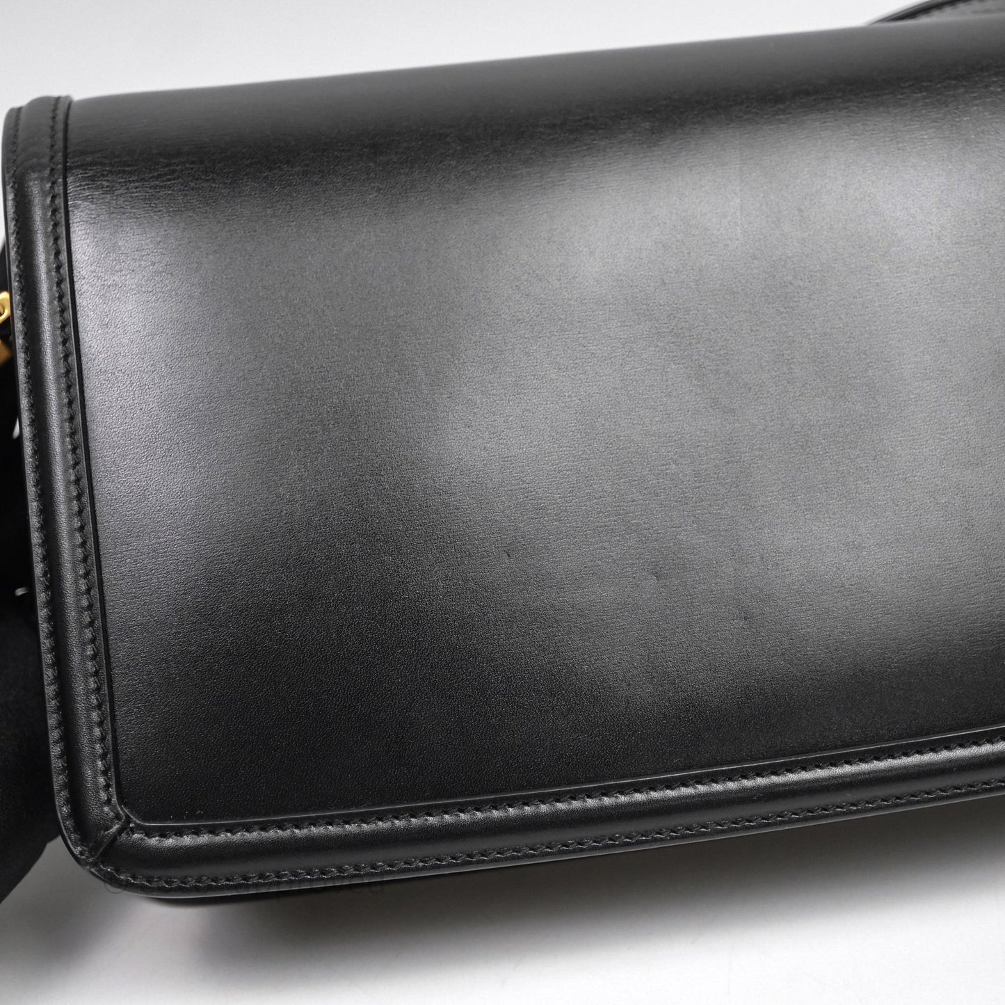 Saint Laurent Medium Black Solferino Bag Gold Hardware