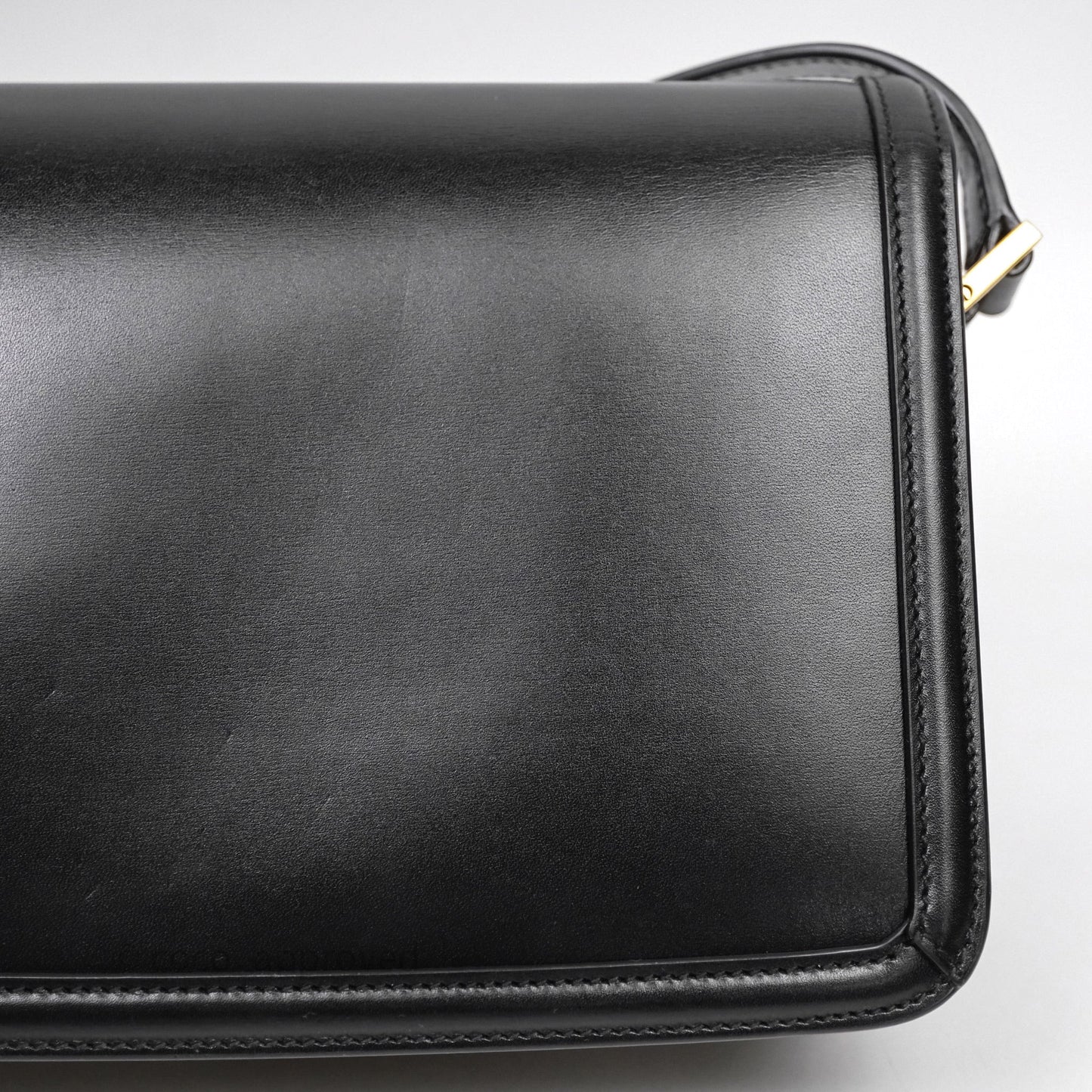 Saint Laurent Medium Black Solferino Bag Gold Hardware