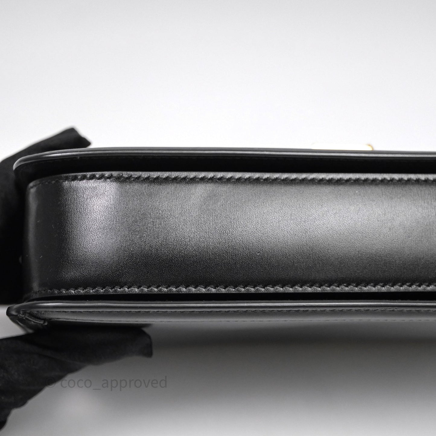 Saint Laurent Medium Black Solferino Bag Gold Hardware
