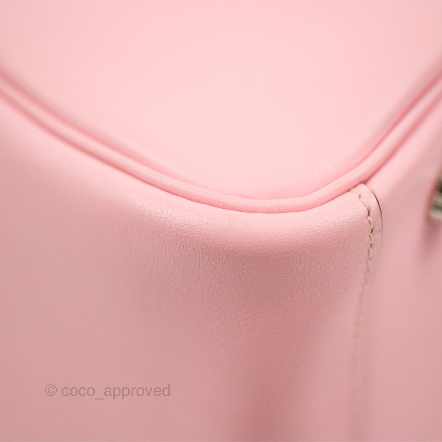 Hermes Lindy 30 Rose Sakura Pink 3Q Swift Palladium Hardware