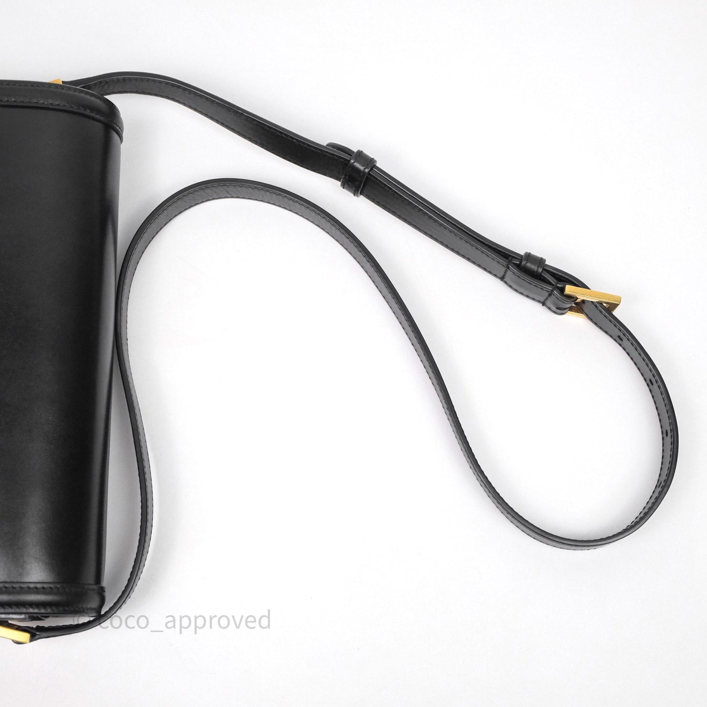Saint Laurent Medium Black Solferino Bag Gold Hardware