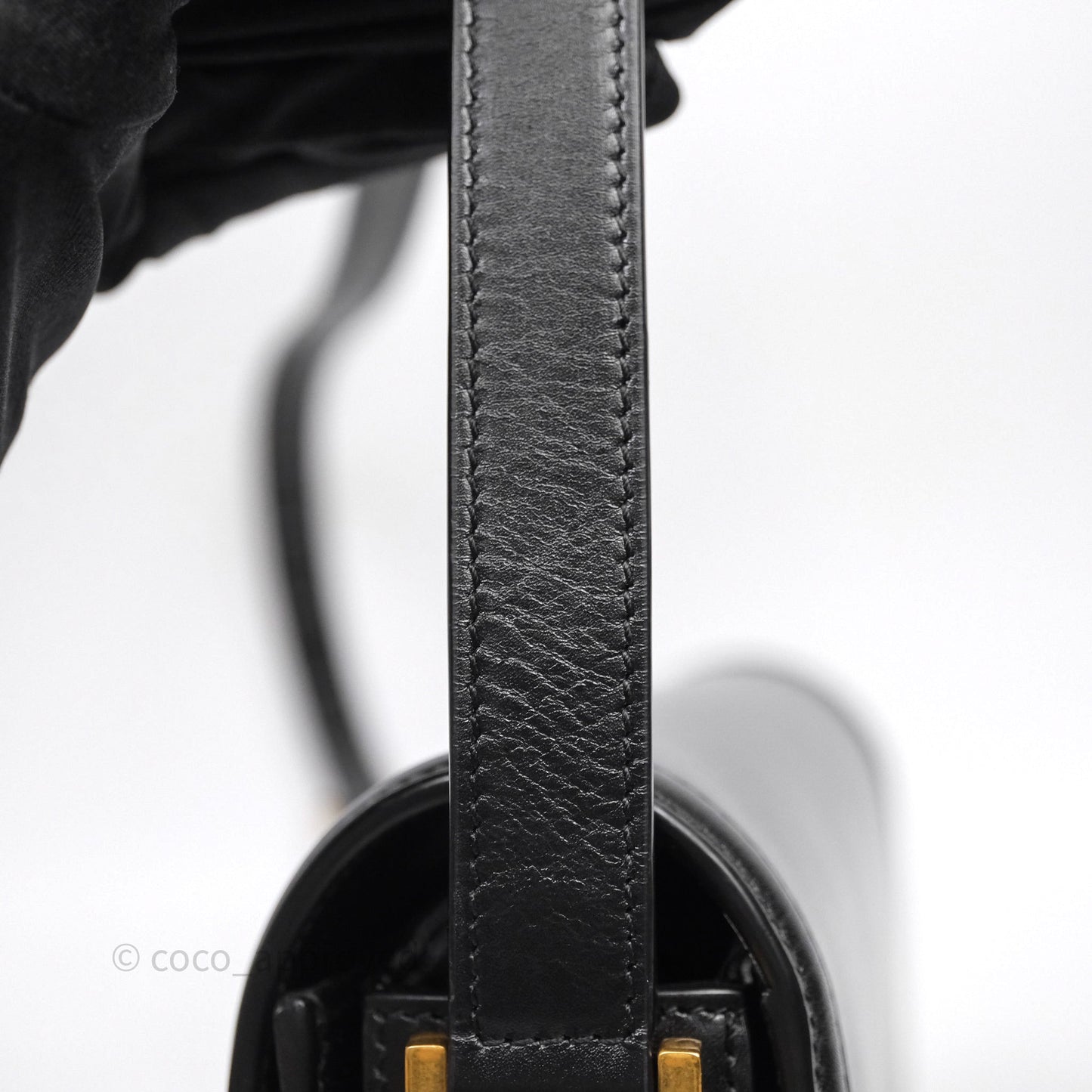 Saint Laurent Medium Black Solferino Bag Gold Hardware