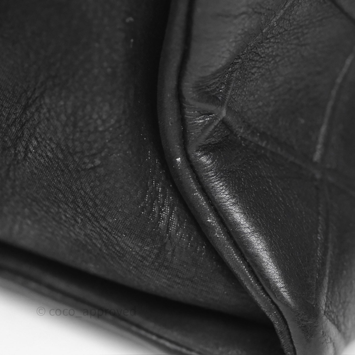 Chanel Small Chic Zip Shopping Tote Black Calfskin Ruthenium Hardware