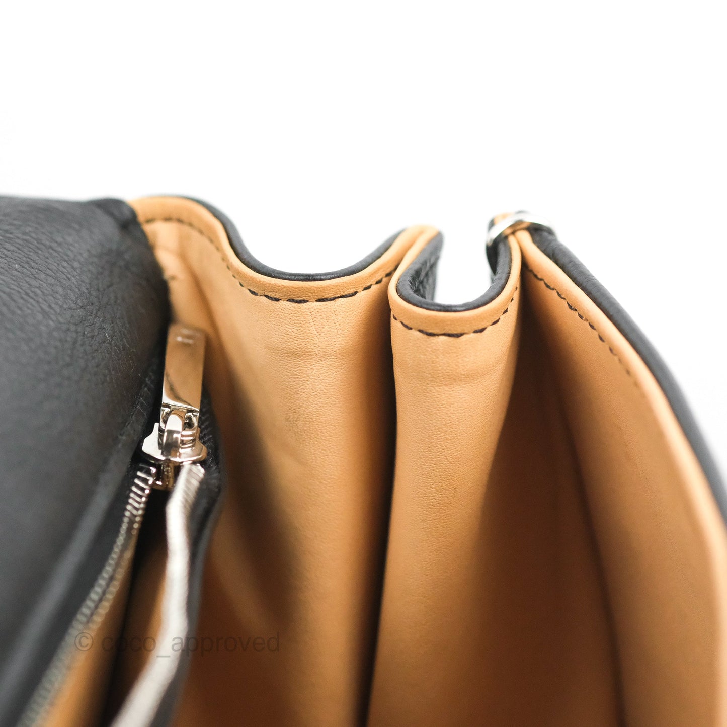 Delvaux Brillant MM Grained Calfskin Satchel Black