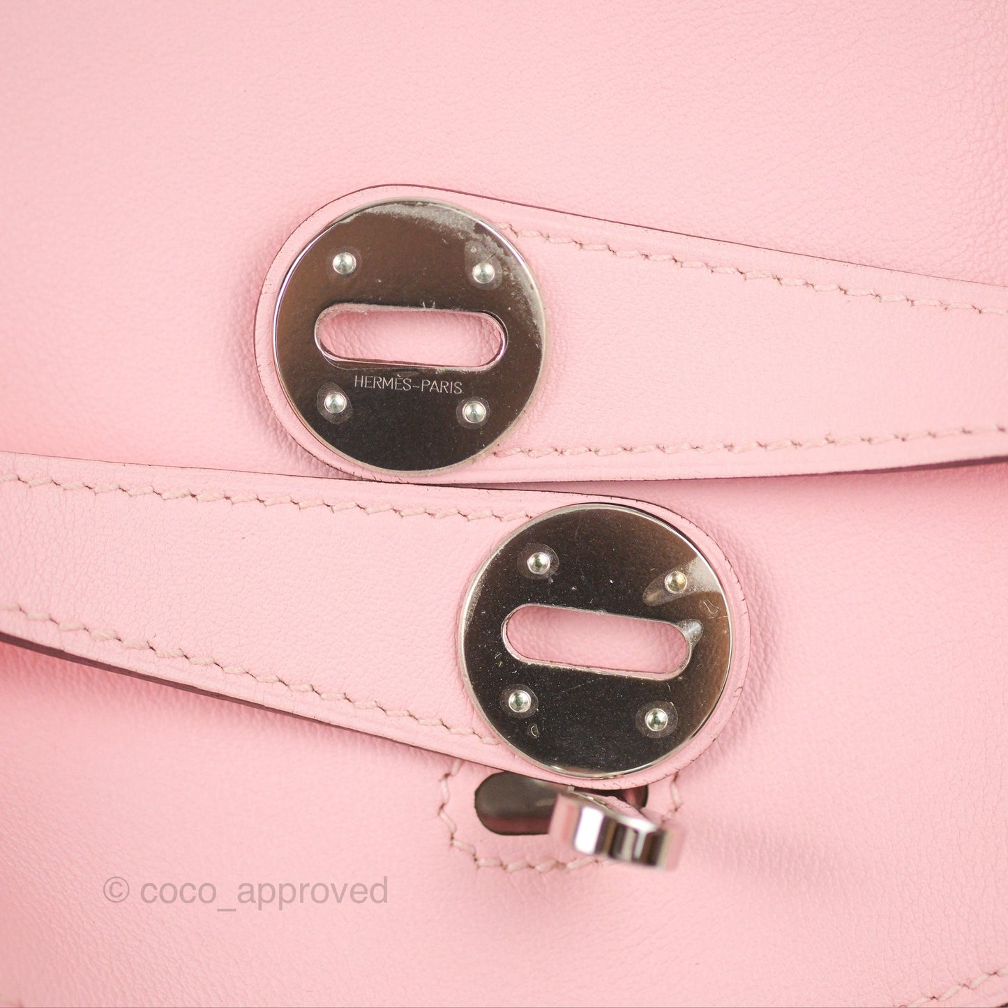 Hermes Lindy 30 Rose Sakura Pink 3Q Swift Palladium Hardware