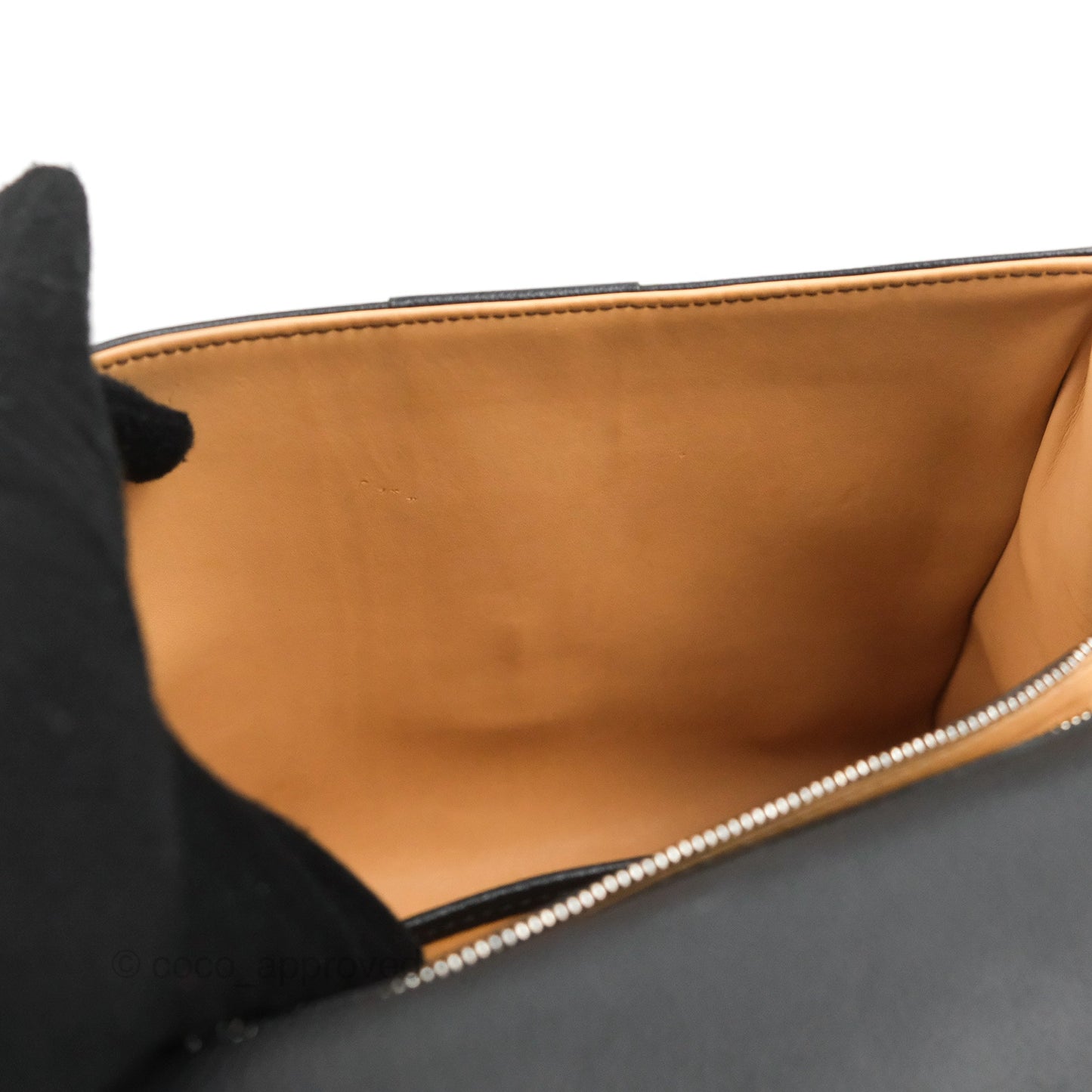 Delvaux Brillant MM Grained Calfskin Satchel Black