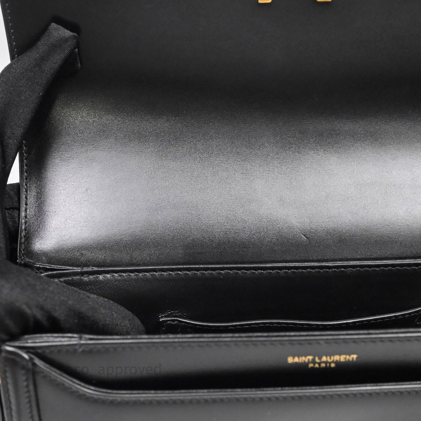 Saint Laurent Medium Black Solferino Bag Gold Hardware