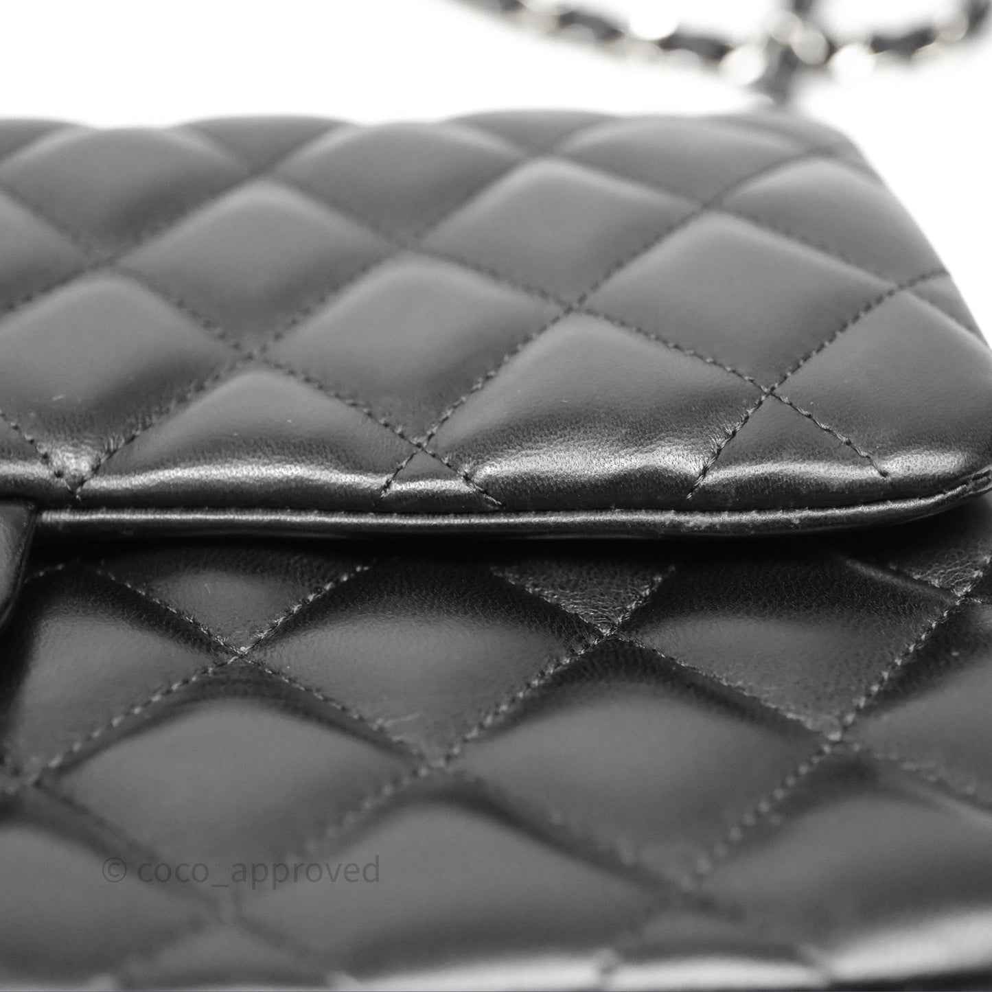 Chanel Jumbo Double Flap Black Lambskin Silver Hardware⁣⁣