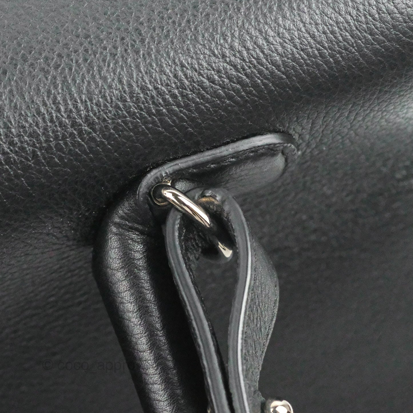 Delvaux Brillant MM Grained Calfskin Satchel Black