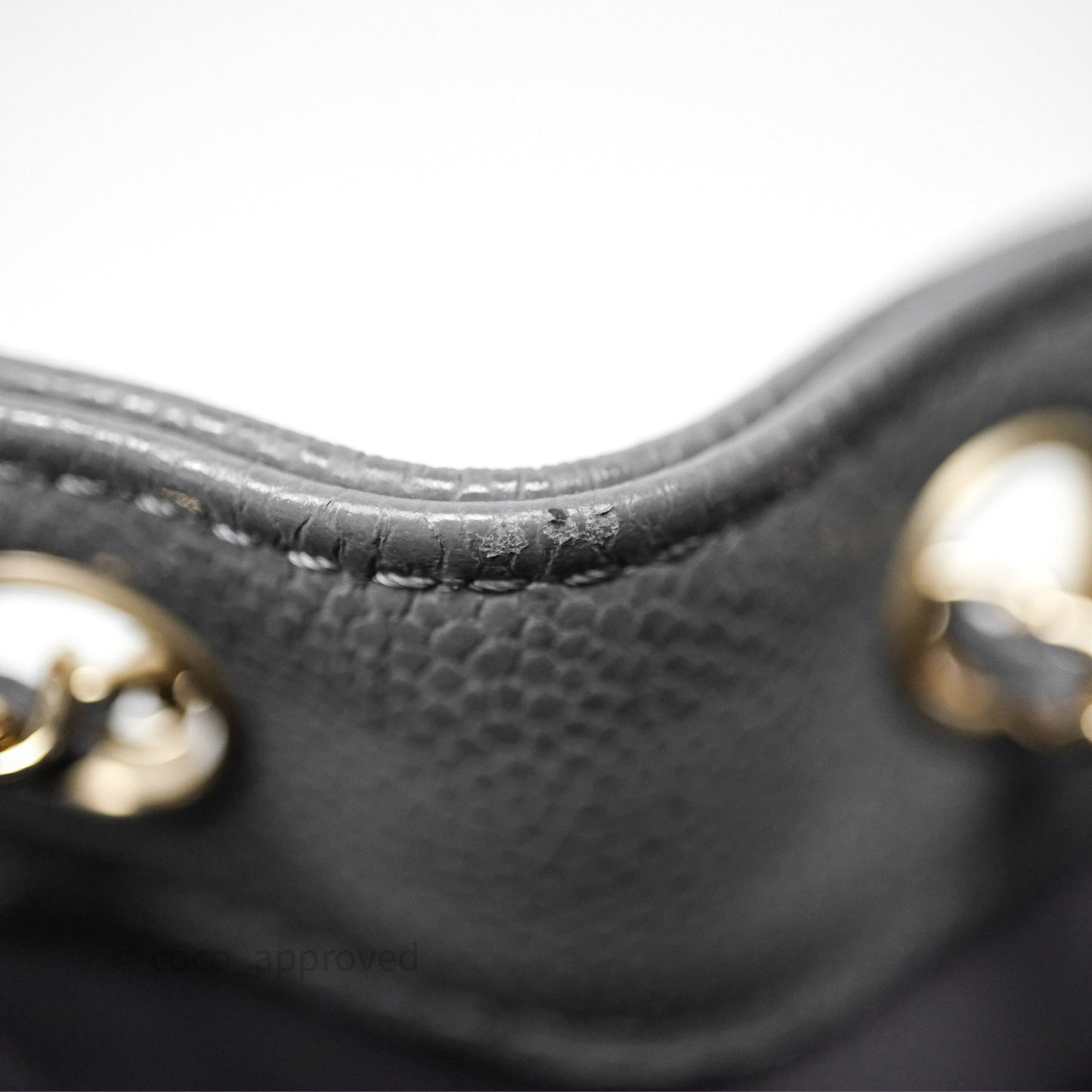 Chanel Duma Backpack Medium Grey Caviar Gold Hardware