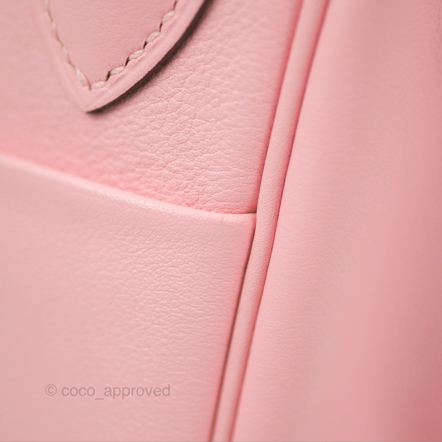 Hermes Lindy 30 Rose Sakura Pink 3Q Swift Palladium Hardware