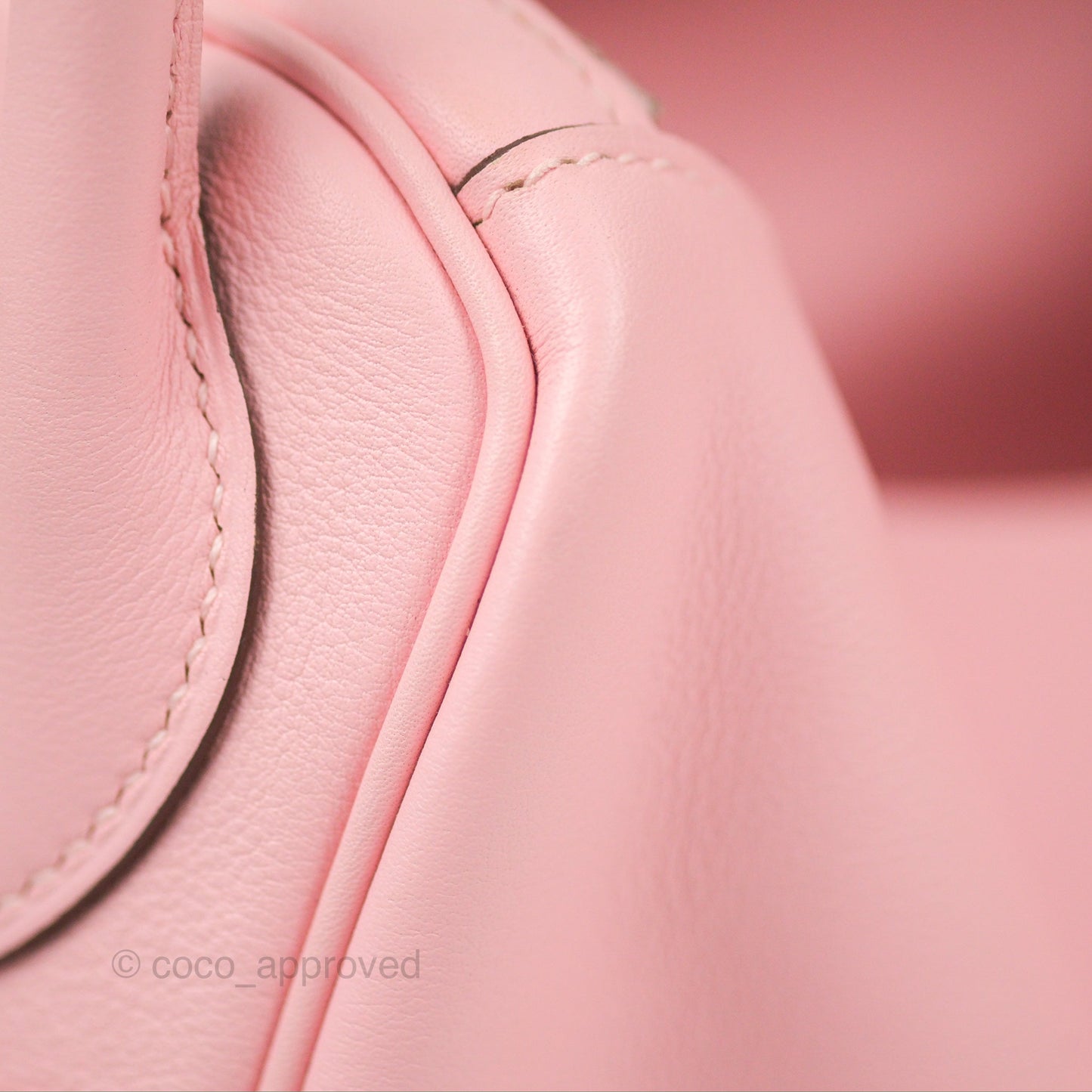 Hermes Lindy 30 Rose Sakura Pink 3Q Swift Palladium Hardware