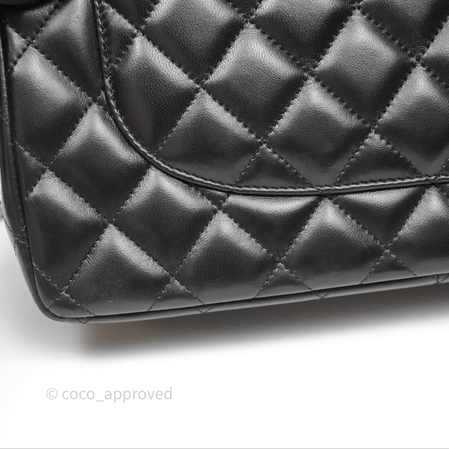 Chanel Jumbo Double Flap Black Lambskin Silver Hardware⁣⁣