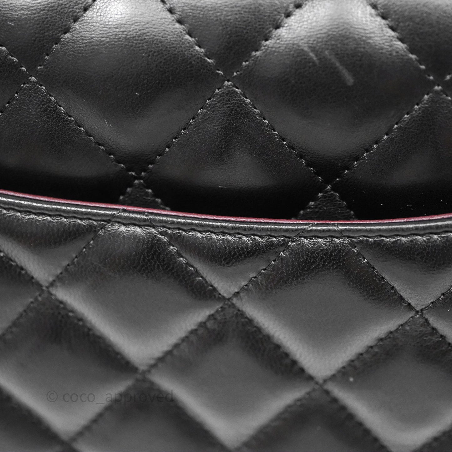 Chanel Jumbo Double Flap Black Lambskin Silver Hardware⁣⁣
