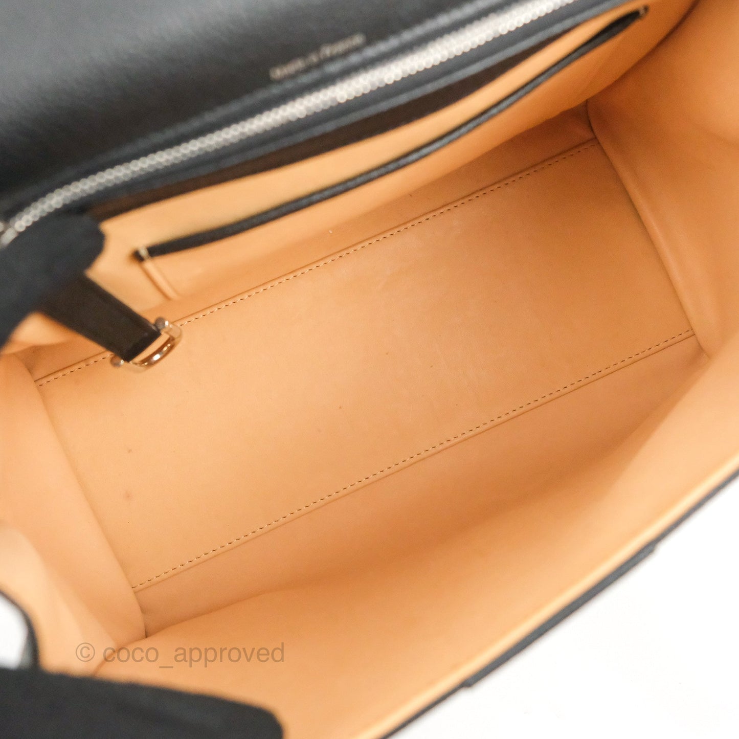 Delvaux Brillant MM Grained Calfskin Satchel Black