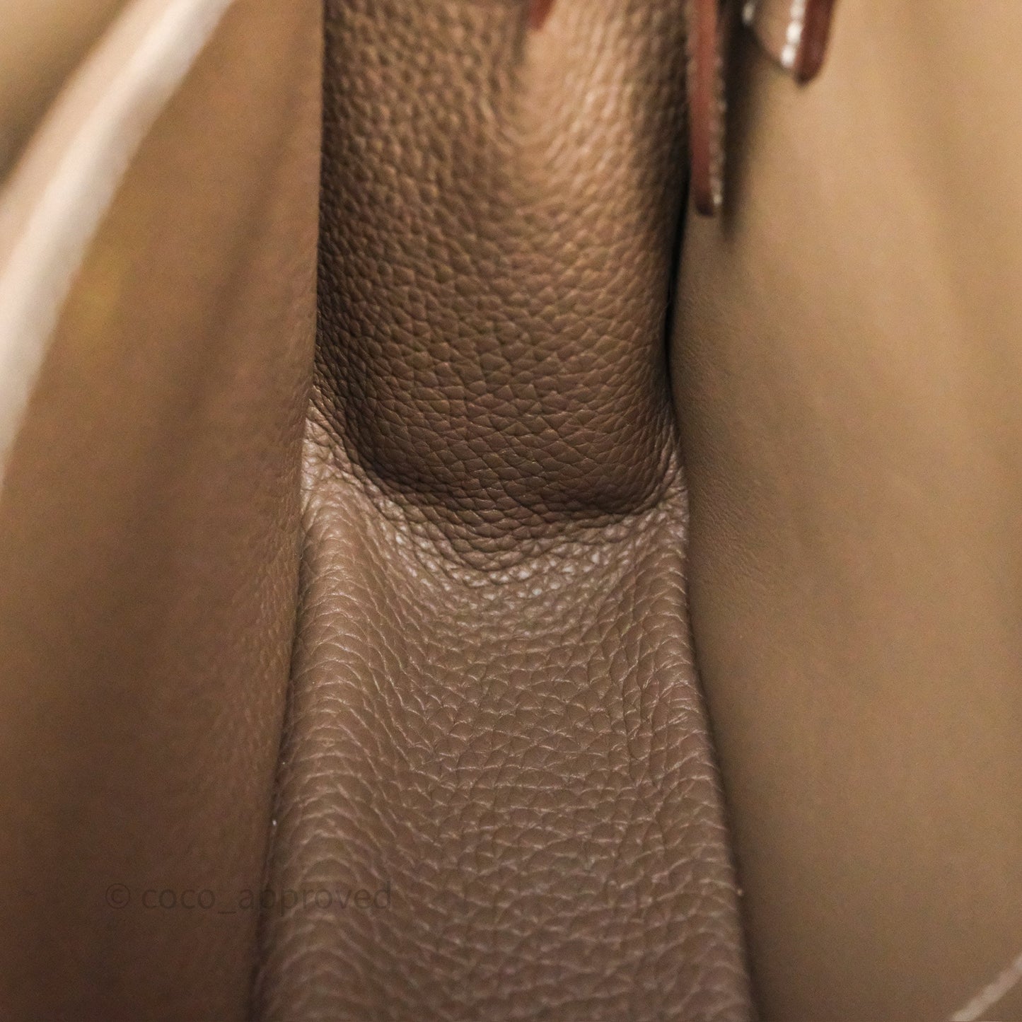 Hermès Halzan 25 Etoupe 18 Clemence Gold Hardware