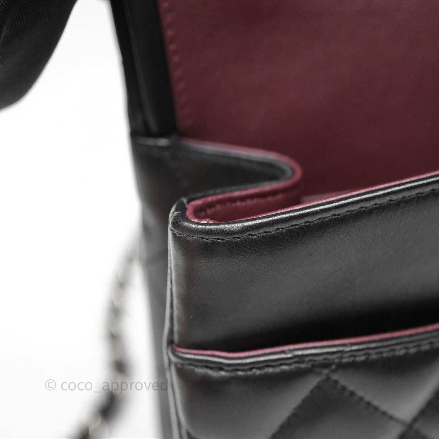 Chanel Jumbo Double Flap Black Lambskin Silver Hardware⁣⁣