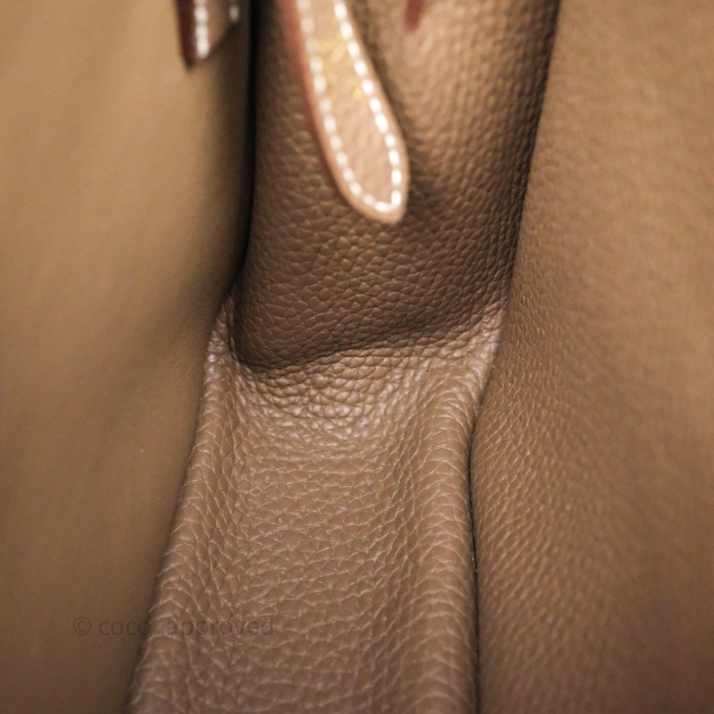 Hermès Halzan 25 Etoupe 18 Clemence Gold Hardware