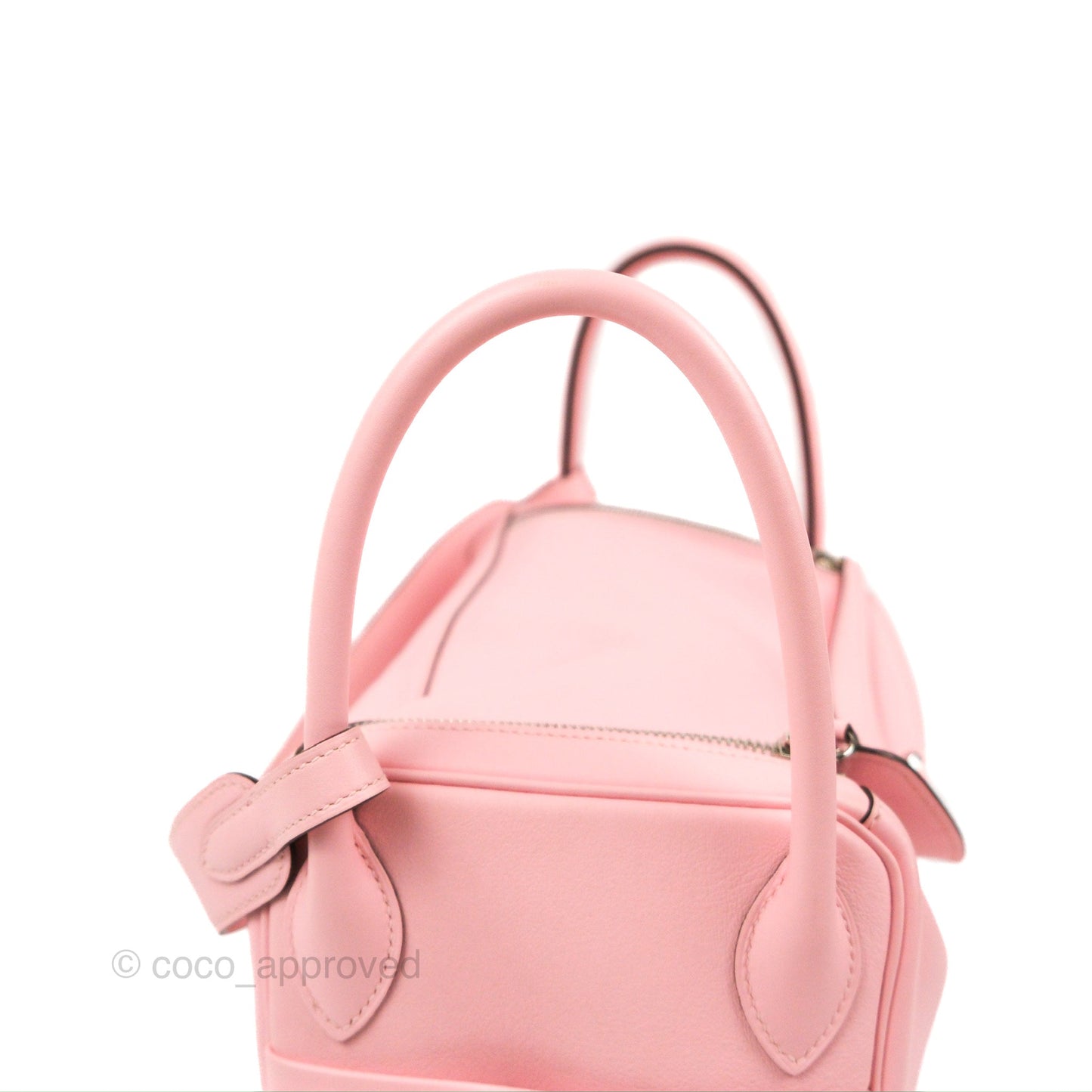 Hermes Lindy 30 Rose Sakura Pink 3Q Swift Palladium Hardware