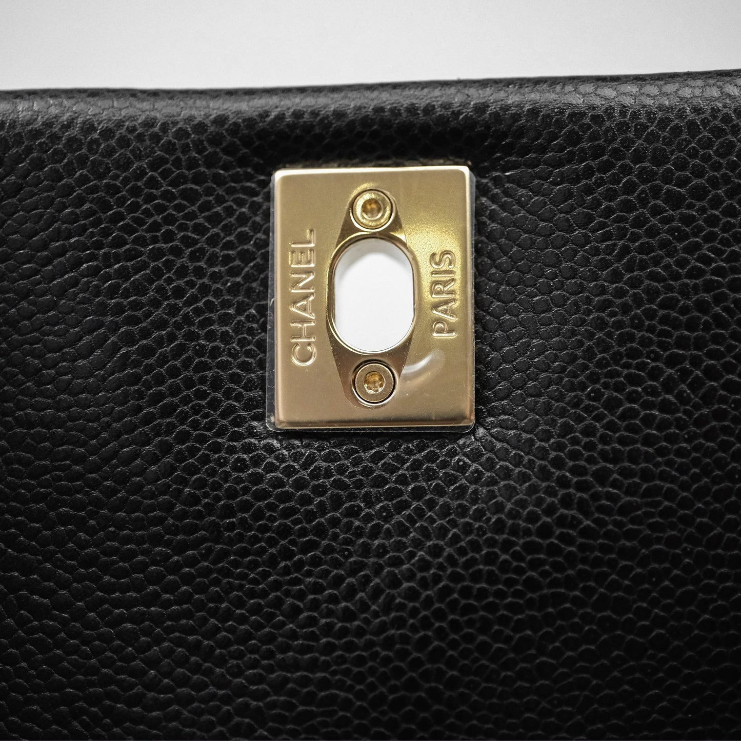 Chanel Duma Backpack Medium Black Caviar Gold Hardware