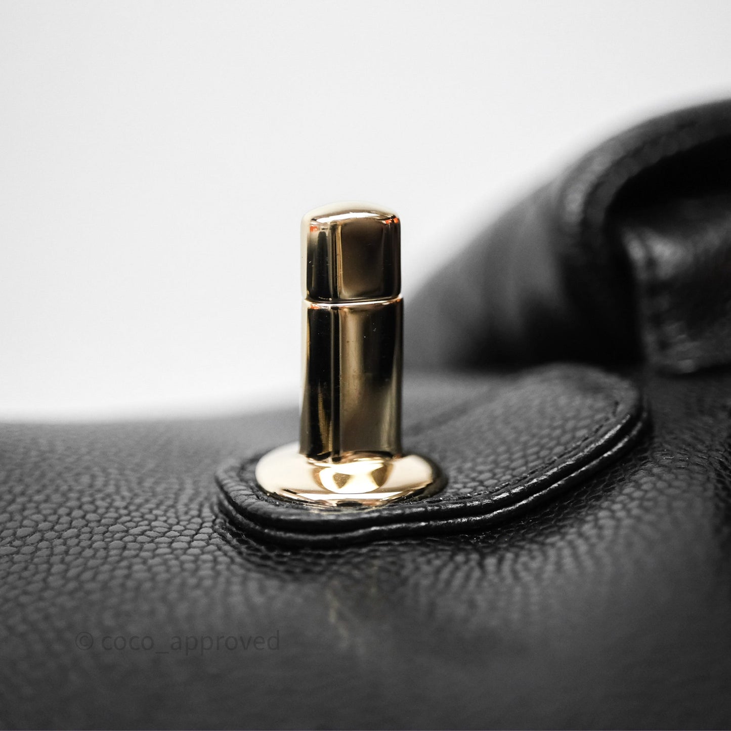 Chanel Duma Backpack Medium Black Caviar Gold Hardware