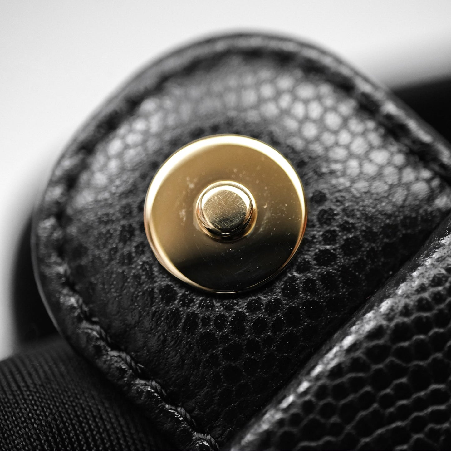 Chanel Duma Backpack Medium Black Caviar Gold Hardware