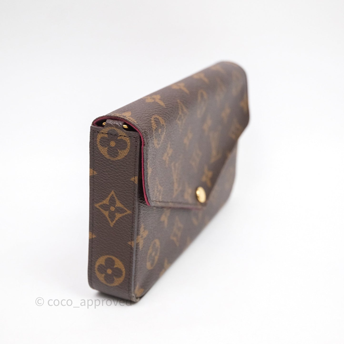 Louis Vuitton Félicie Pochette Clutch Monogram Canvas Gold Hardware