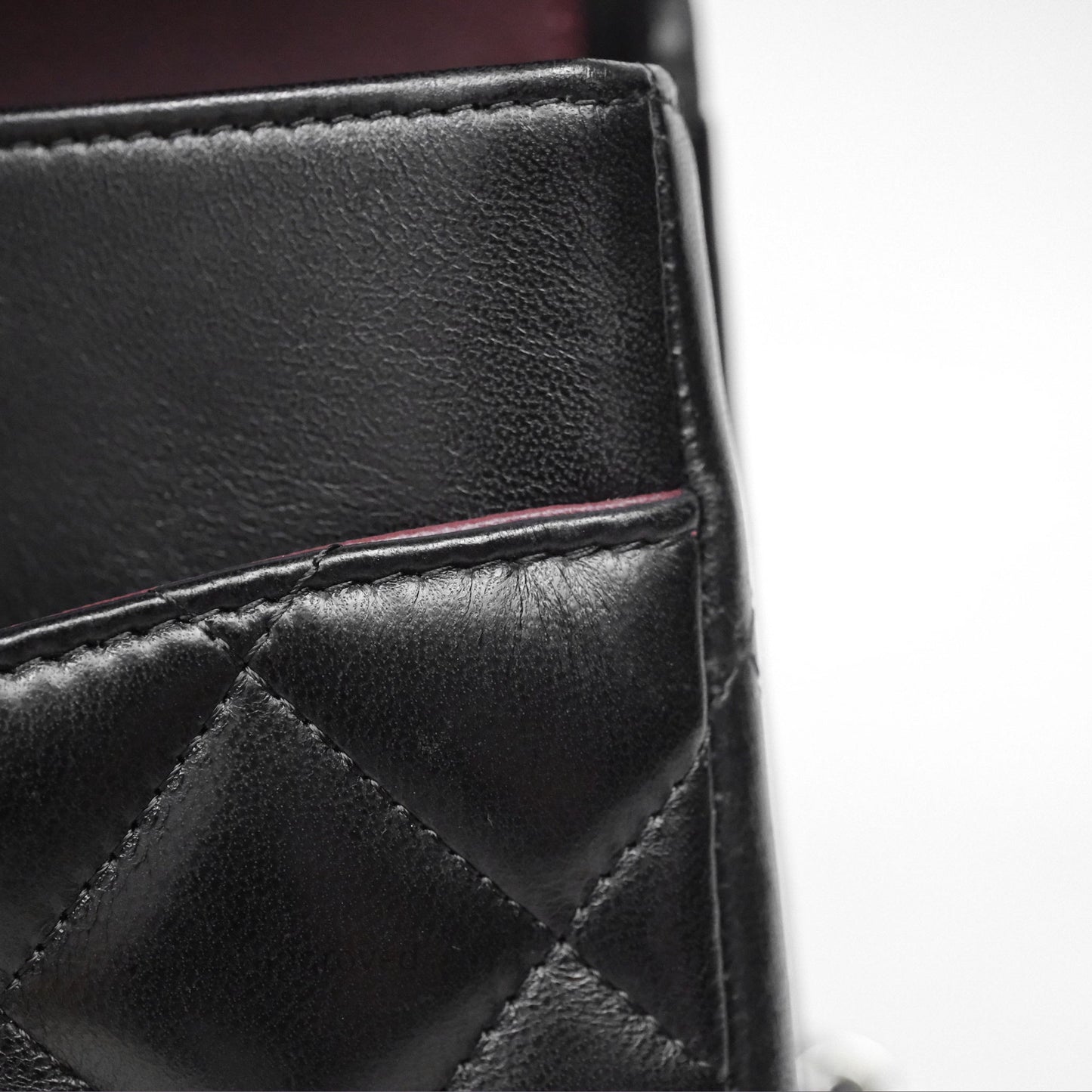 Chanel Jumbo Double Flap Black Lambskin Silver Hardware⁣⁣