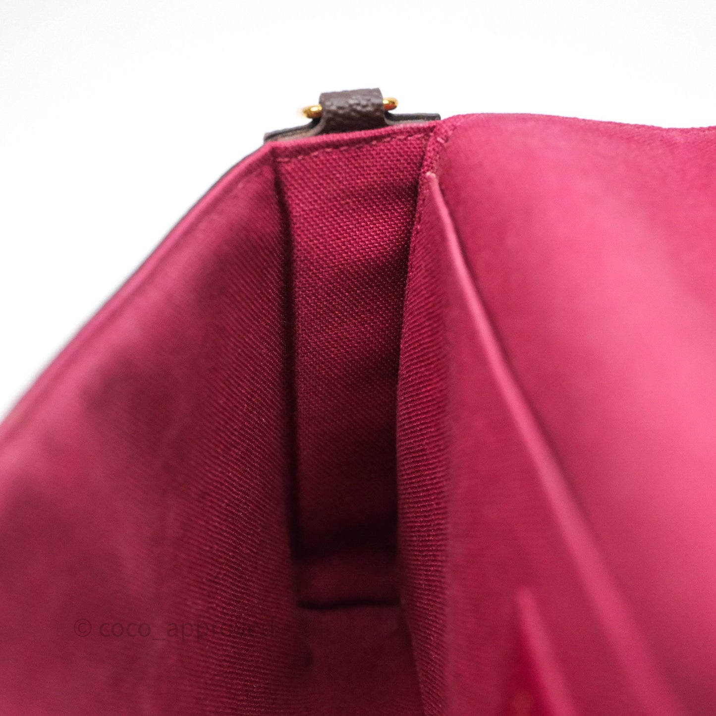 Louis Vuitton Félicie Pochette Clutch Monogram Canvas Gold Hardware