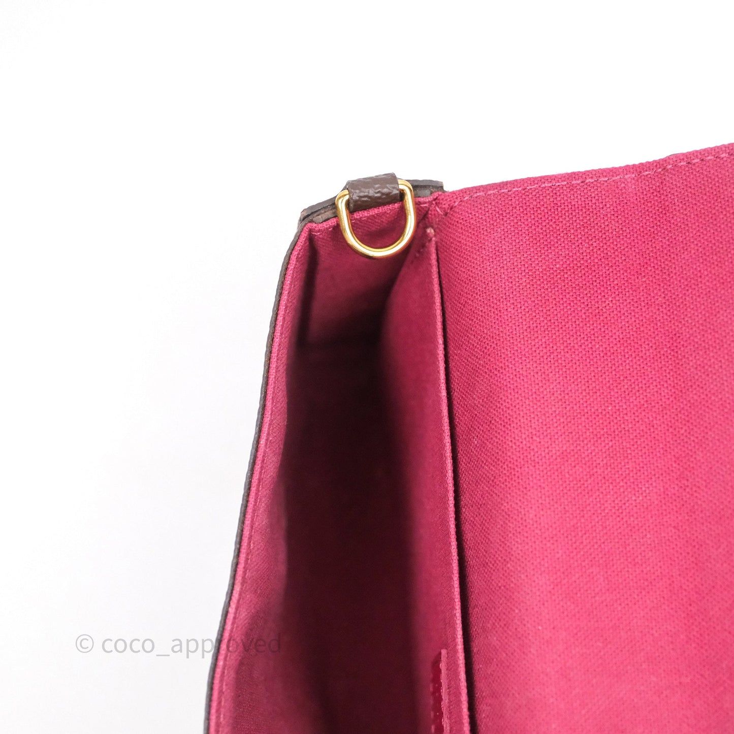 Louis Vuitton Félicie Pochette Clutch Monogram Canvas Gold Hardware