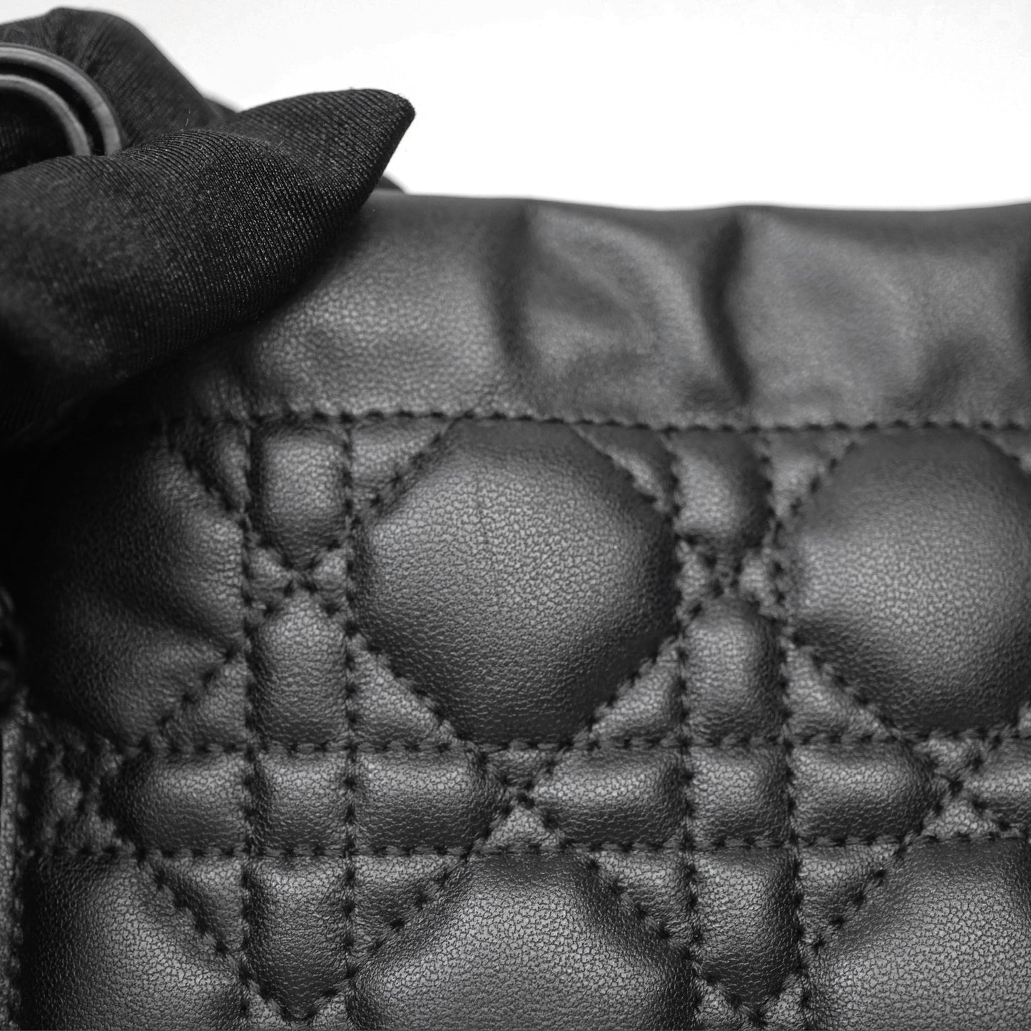 Christian Dior Lady Dior Milly Mini Bag Black Cannage Lambskin