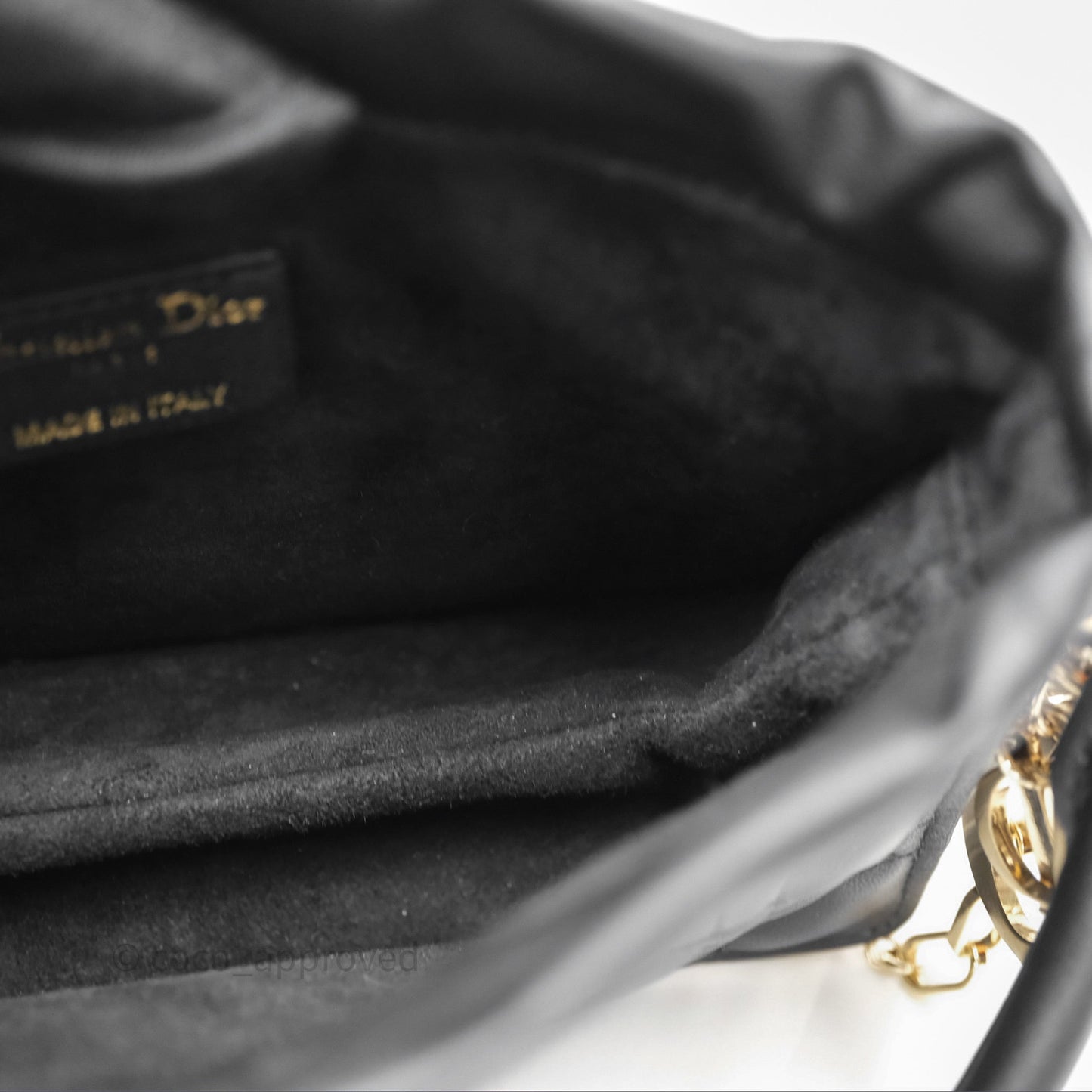 Christian Dior Lady Dior Milly Mini Bag Black Cannage Lambskin