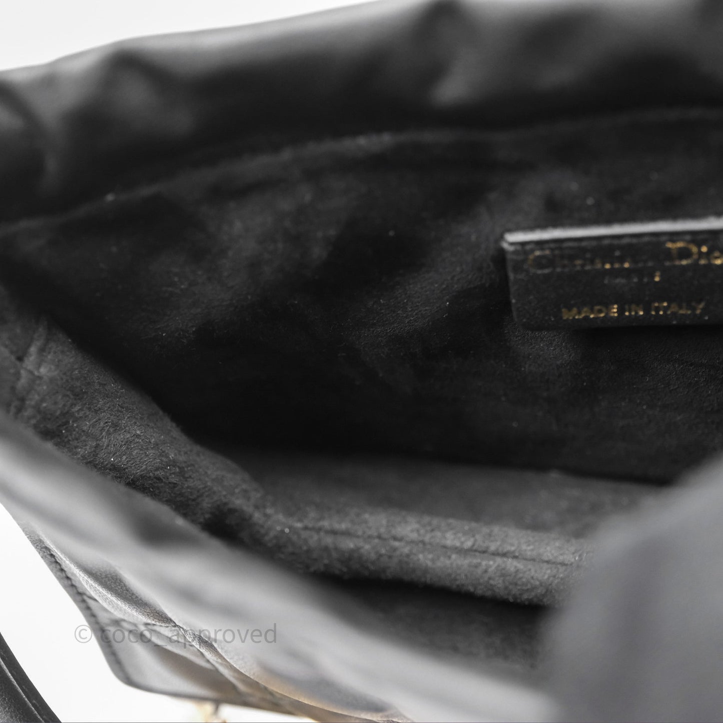 Christian Dior Lady Dior Milly Mini Bag Black Cannage Lambskin