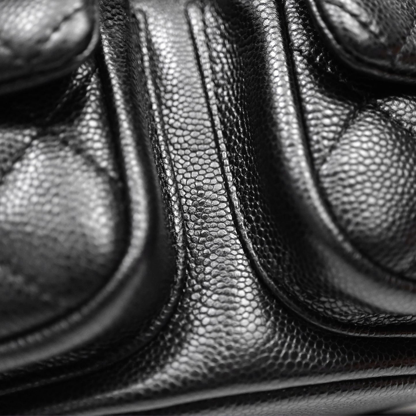 Chanel Duma Backpack Medium Black Caviar Gold Hardware
