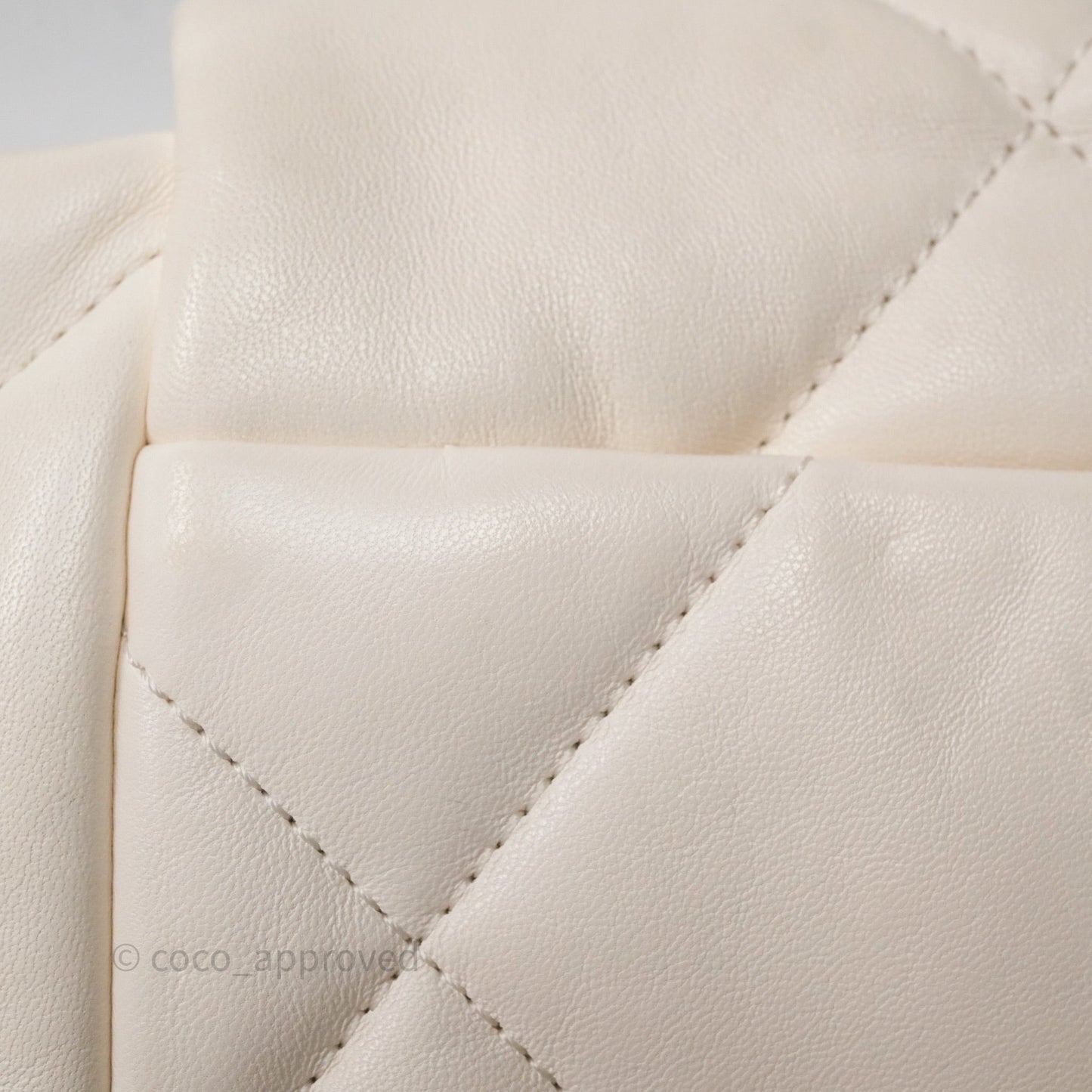 Chanel 19 Small White Mixed Hardware