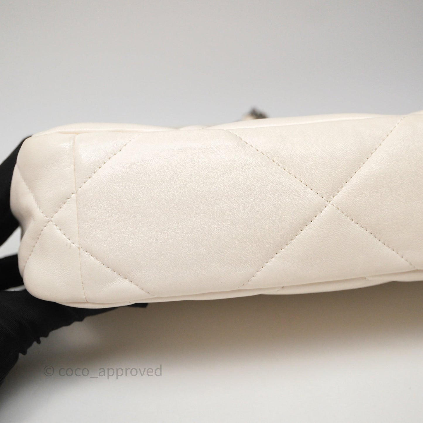 Chanel 19 Small White Mixed Hardware