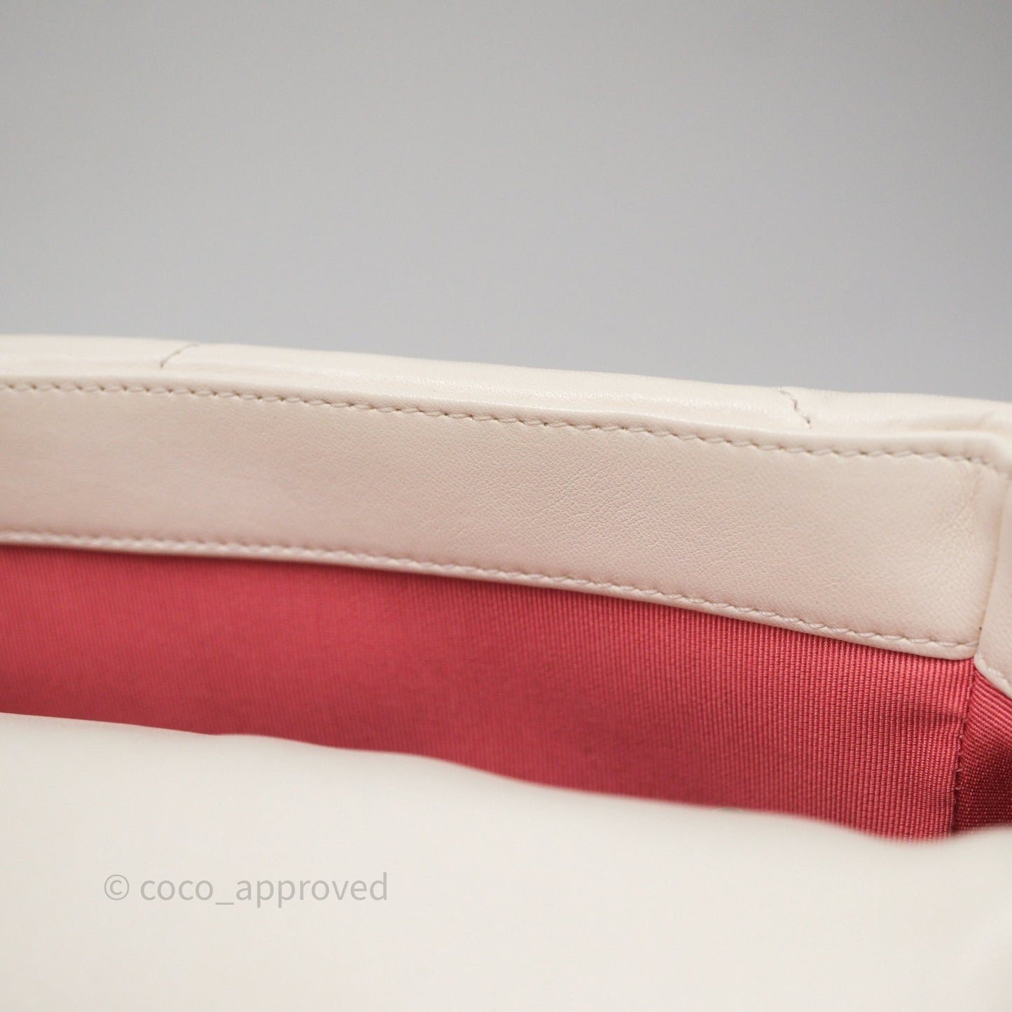 Chanel 19 Small White Mixed Hardware