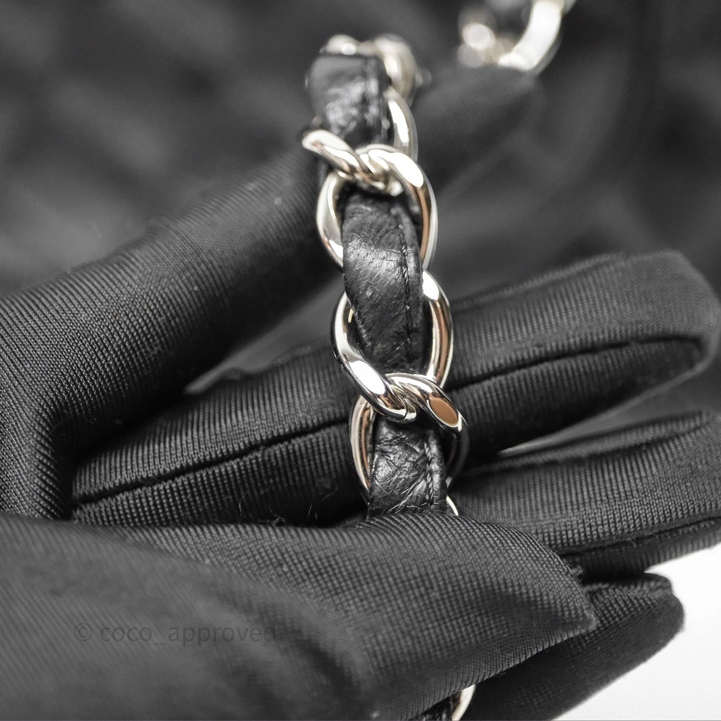 Chanel Jumbo Double Flap Black Lambskin Silver Hardware⁣⁣