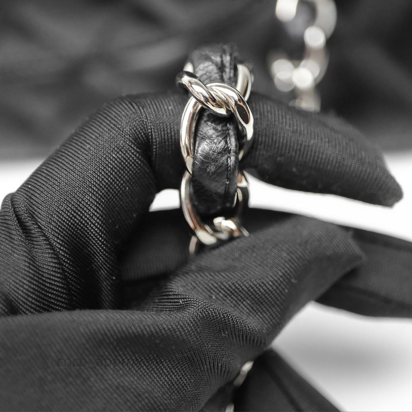 Chanel Jumbo Double Flap Black Lambskin Silver Hardware⁣⁣