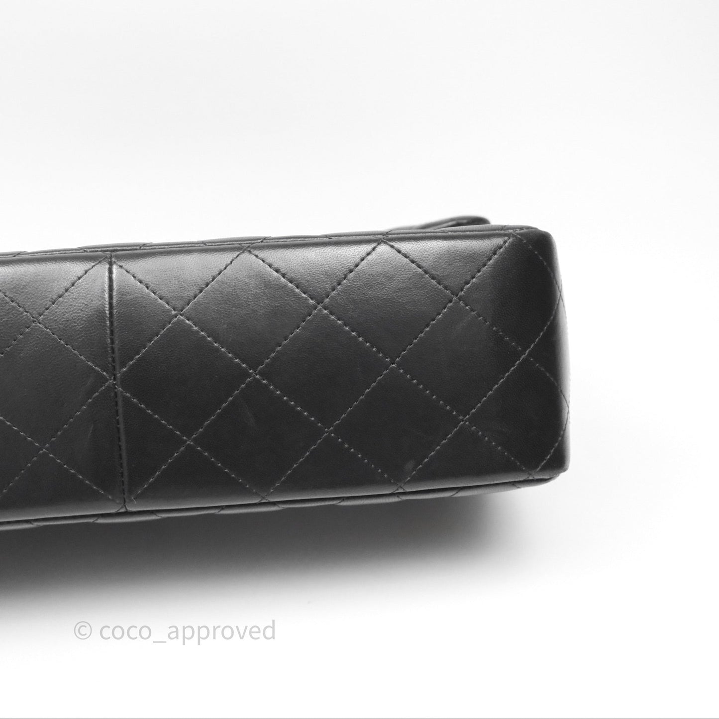 Chanel Jumbo Double Flap Black Lambskin Silver Hardware⁣⁣